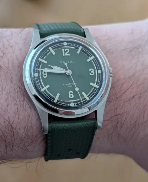 Baltic Hermétique wrist photo by Paul J.