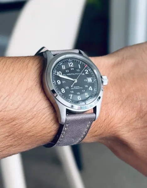 Hamilton Khaki Field Automatic ref. H70455133 wrist photo by Daniel C.
