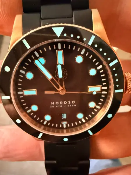 Henry Archer Nordso Solaris Brown wrist photo by Matt C.