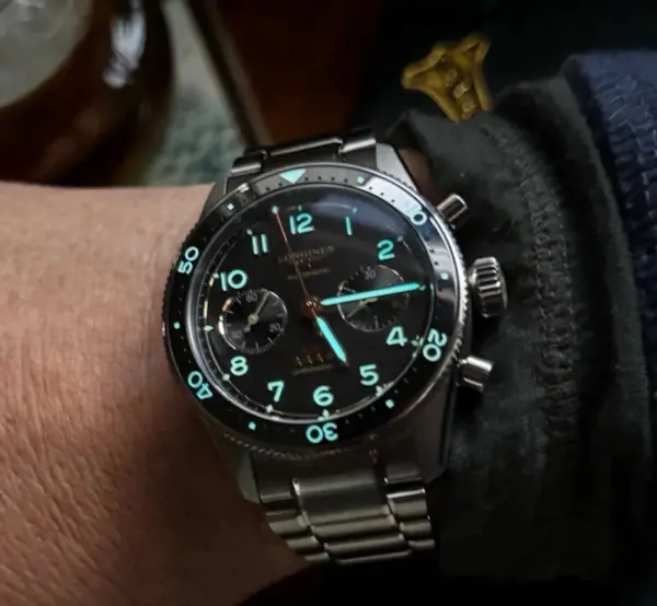 Longines Titanium Flyback wrist photo by Walt H.