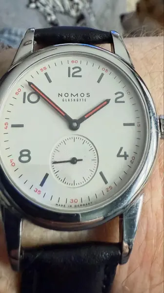 Nomos Glashütte Club ref. 701 wrist photo by MrDazzaFazza