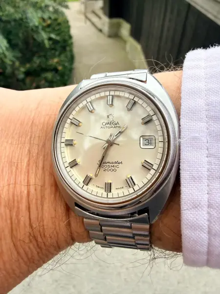 Omega Seamaster Cosmic 2000 wrist photo by Daniel C.