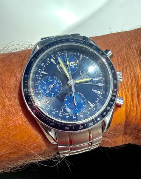 OMEGA Speedmaster Day-Date (Triple Date) — photo by miles