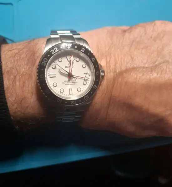 Ratio Freediver GMT Arctic ref. RTF057 wrist photo by Bob O.