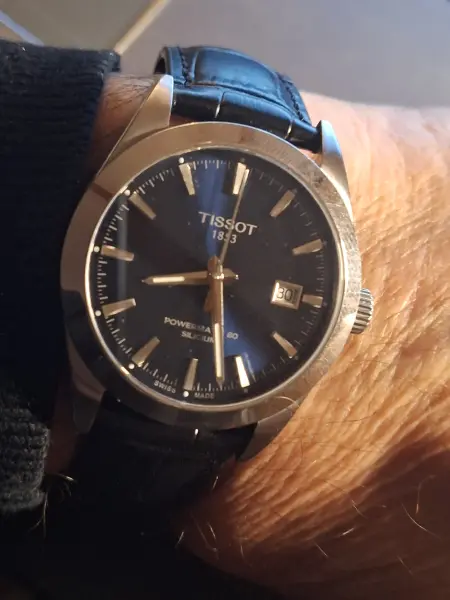 Tissot Gentleman Powermatic 80 Silicium ref. T127.407.16.041.01 wrist photo by Bob O.