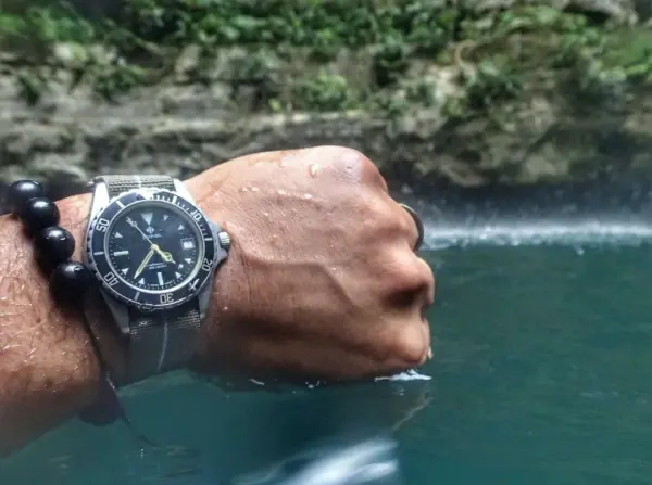 Zodiac Red Dot wrist photo by Michael M.
